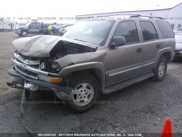 1GNEK13Z84R309949 - 2004 CHEVROLET TAHOE K1500 BROWN photo 2