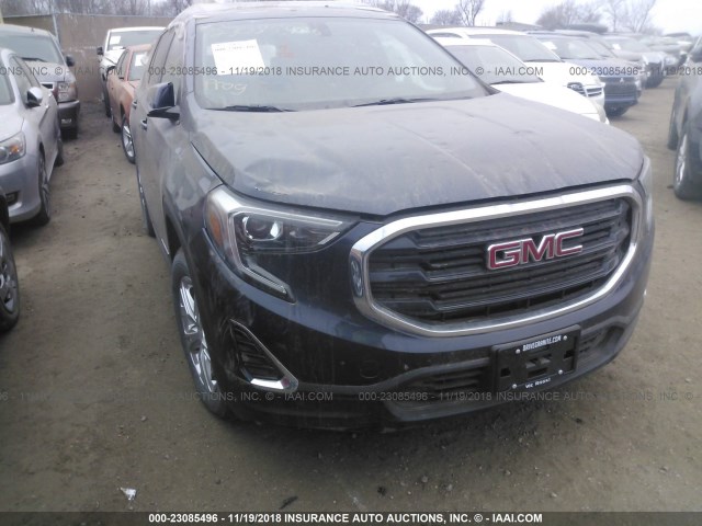 3GKALUEU1JL245526 - 2018 GMC TERRAIN SLE Dark Blue photo 6