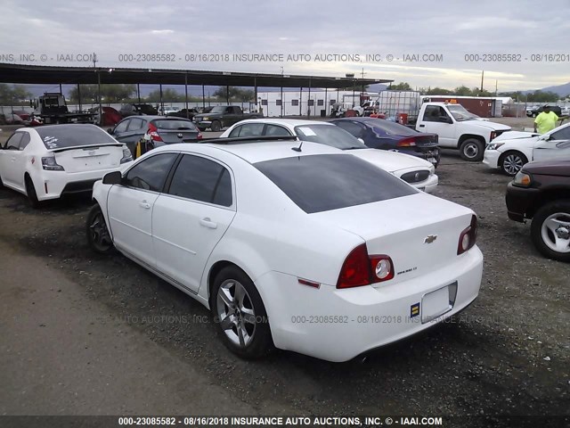 1G1ZC5EB2AF302581 - 2010 CHEVROLET MALIBU 1LT WHITE photo 3
