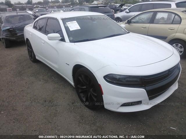 2C3CDXCT0GH267388 - 2016 DODGE CHARGER R/T WHITE photo 1