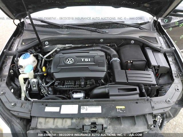 1VWBT7A36FC097551 - 2015 VOLKSWAGEN PASSAT SE BLACK photo 10