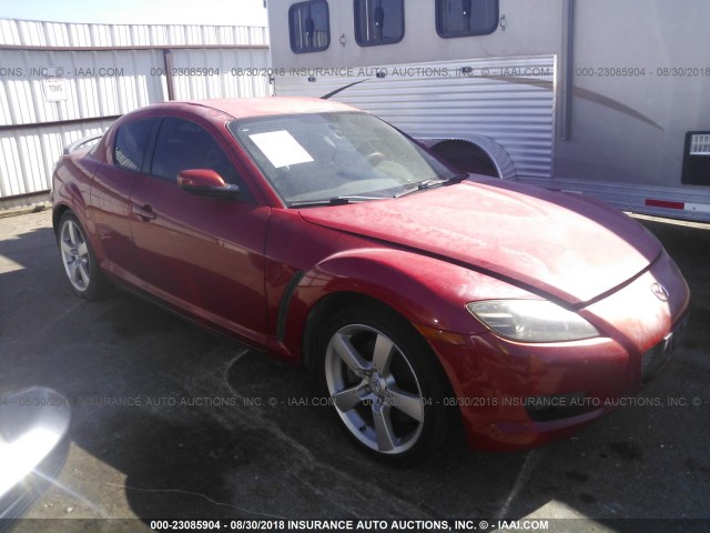 JM1FE173370208983 - 2007 MAZDA RX8 RED photo 1