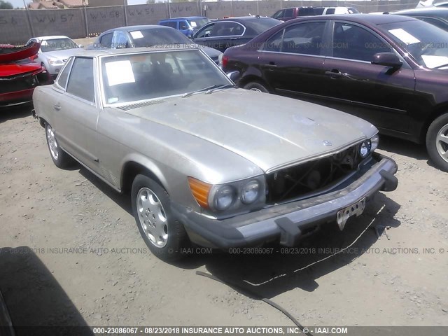 WDBBA48DXHA063597 - 1987 MERCEDES-BENZ 560 SL TAN photo 1