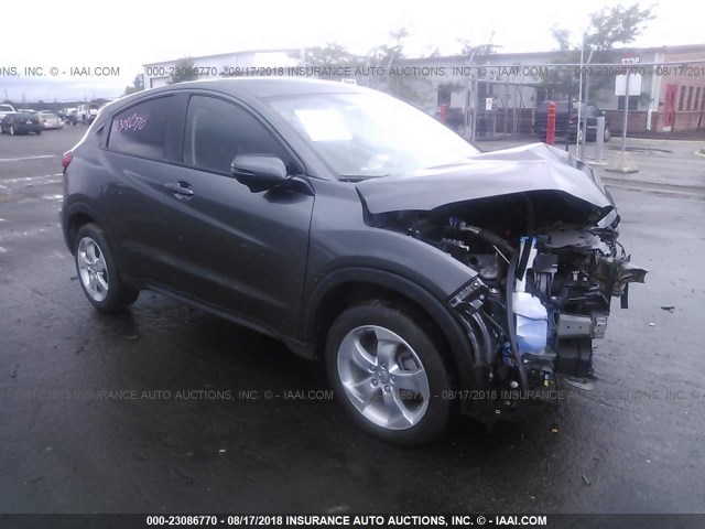 3CZRU6H50GM751079 - 2016 HONDA HR-V EX GRAY photo 1