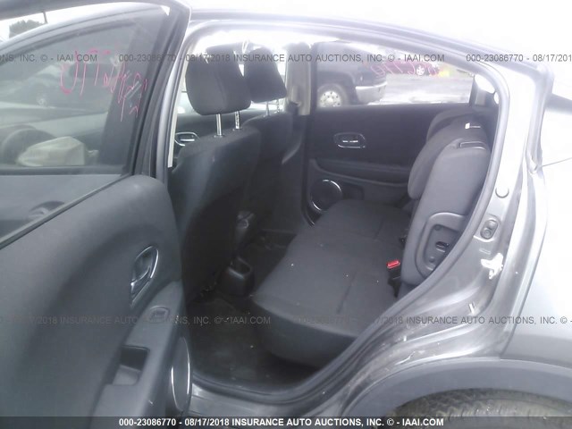 3CZRU6H50GM751079 - 2016 HONDA HR-V EX GRAY photo 8