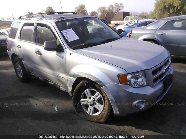 1FMCU4K31BKA16551 - 2011 FORD ESCAPE HYBRID SILVER photo 1