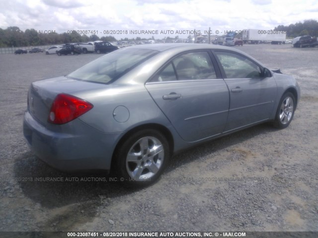 1G2ZG58B574261797 - 2007 PONTIAC G6 SE Light Blue photo 4