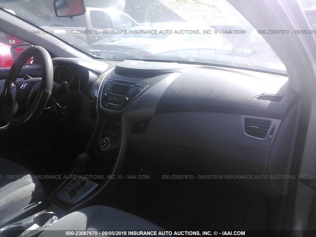 KMHDH4AE0DU763951 - 2013 HYUNDAI ELANTRA GLS/LIMITED SILVER photo 5