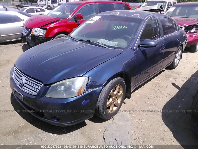 1N4AL11D65N475526 - 2005 NISSAN ALTIMA S/SL BLUE photo 2