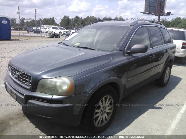 YV4CZ852561243301 - 2006 VOLVO XC90 V8 GRAY photo 2