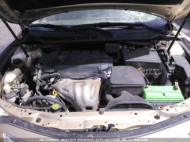 4T1BF3EK4AU083747 - 2010 TOYOTA CAMRY SE/LE/XLE 金色 照片 10