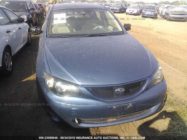 JF1GH61668G813199 - 2008 SUBARU IMPREZA 2.5I BLUE photo 6