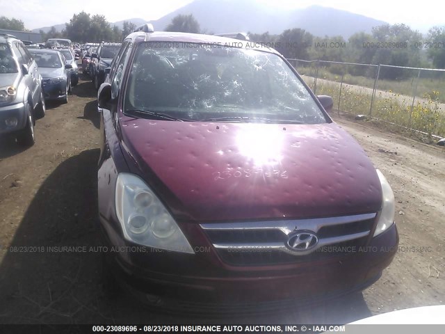 KNDMC233676037295 - 2007 HYUNDAI ENTOURAGE GLS/SE/LIMITED RED photo 6