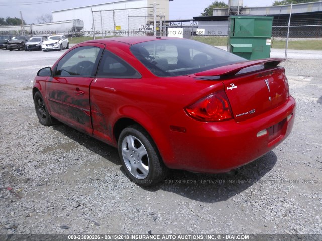1G2AL18FX87210557 - 2008 PONTIAC G5 RED photo 3