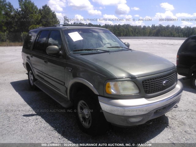 1FMPU18L71LB76739 - 2001 FORD EXPEDITION EDDIE BAUER GREEN photo 1