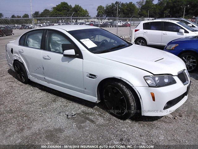 6G2EC57Y68L119520 - 2008 PONTIAC G8 GT WHITE photo 1