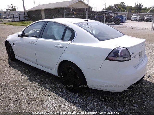 6G2EC57Y68L119520 - 2008 PONTIAC G8 GT WHITE photo 3