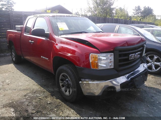 1GTSCTEXXAZ176848 - 2010 GMC SIERRA C1500 RED photo 1