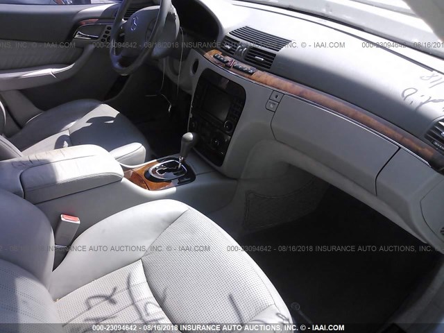 WDBNG74J23A322746 - 2003 MERCEDES-BENZ S 55 AMG SILVER photo 5