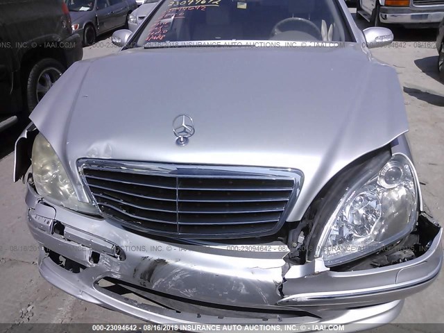 WDBNG74J23A322746 - 2003 MERCEDES-BENZ S 55 AMG SILVER photo 6