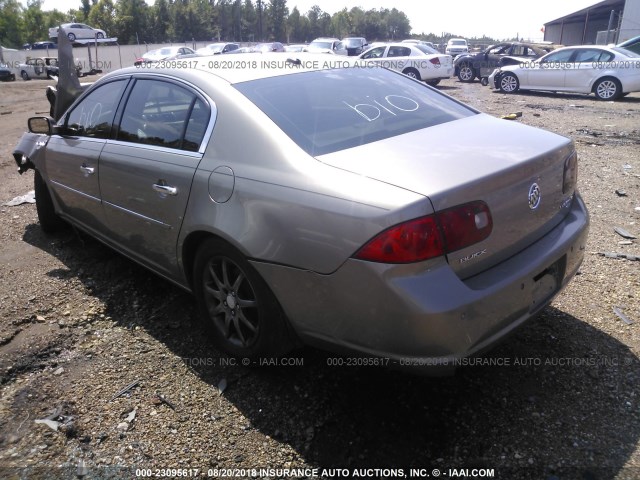 1G4HD57206U156175 - 2006 BUICK LUCERNE CXL BROWN photo 3