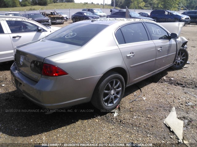 1G4HD57206U156175 - 2006 BUICK LUCERNE CXL BROWN photo 4