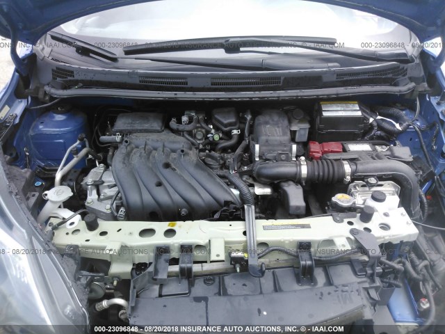 3N1CE2CP1HL356154 - 2017 NISSAN VERSA NOTE S/S PLUS/SV/SL/SR BLUE photo 10