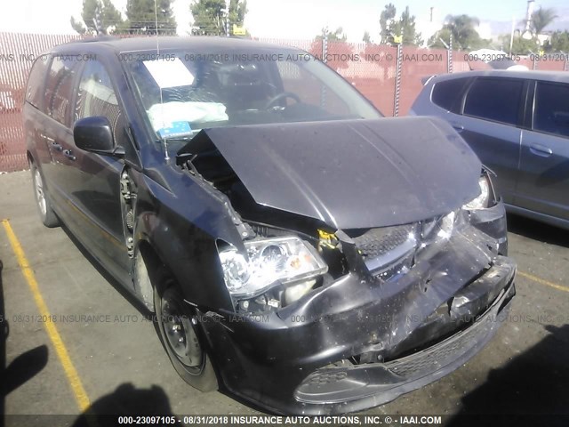 2C4RDGCG8GR179286 - 2016 DODGE GRAND CARAVAN SXT GRAY photo 1