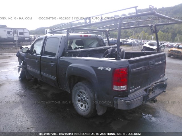 3GTRKUEA8AG173305 - 2010 GMC SIERRA K1500 SL GRAY photo 3