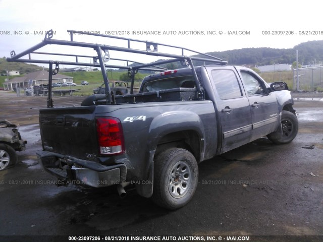 3GTRKUEA8AG173305 - 2010 GMC SIERRA K1500 SL GRAY photo 4