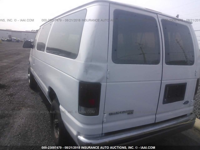 1FBHE31G2THA65637 - 1996 FORD ECONOLINE E350 WHITE photo 3