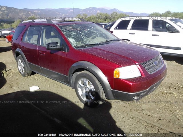 1FMDK02117GA39565 - 2007 FORD FREESTYLE SEL RED photo 1