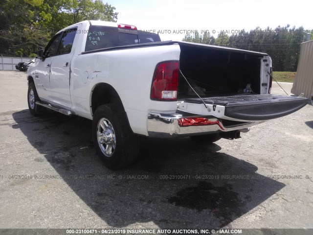 3C6TR4DT9FG545785 - 2015 RAM 2500 SLT WHITE photo 3