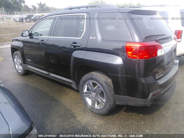 2GKFLTE58C6350032 - 2012 GMC TERRAIN SLE BLACK photo 3