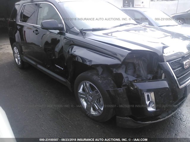 2GKFLTE58C6350032 - 2012 GMC TERRAIN SLE BLACK photo 6