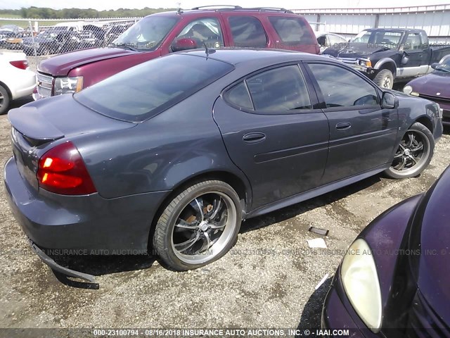 2G2WP552081188245 - 2008 PONTIAC GRAND PRIX BLUE photo 4