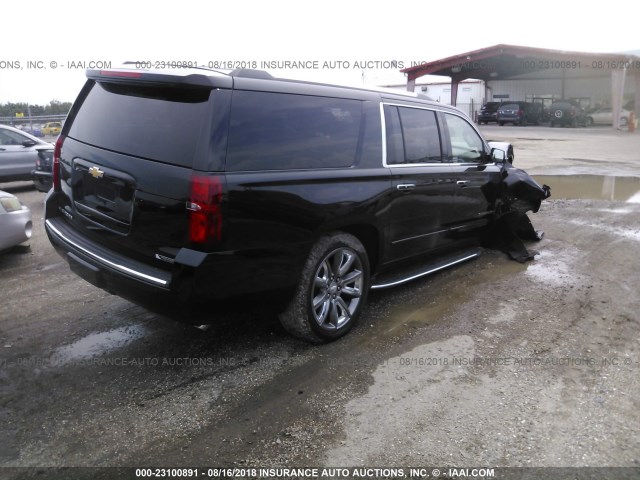 1GNSCJKC0HR397639 - 2017 CHEVROLET SUBURBAN C1500 PREMIER BLACK photo 4