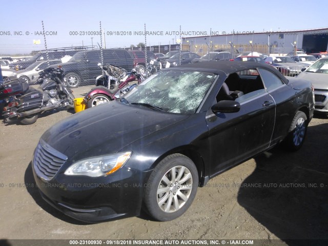 1C3BCBEB9EN158387 - 2014 CHRYSLER 200 TOURING BLACK photo 2