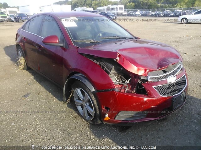 1G1PE5SB5E7120332 - 2014 CHEVROLET CRUZE LT RED photo 6