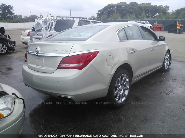 1G4GD5G32EF208140 - 2014 BUICK LACROSSE PREMIUM BEIGE photo 4