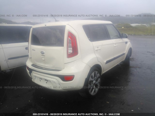 KNDJT2A65D7764045 - 2013 KIA SOUL +/!/SPORT CREAM photo 4