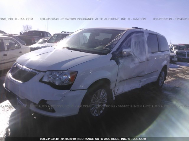 2C4RC1CG9FR574463 - 2015 CHRYSLER TOWN & COUNTRY TOURING L WHITE photo 2