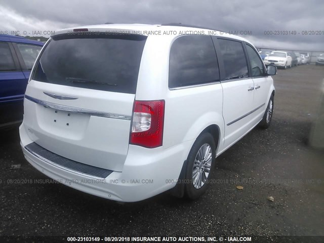 2C4RC1CG9FR574463 - 2015 CHRYSLER TOWN & COUNTRY TOURING L WHITE photo 4