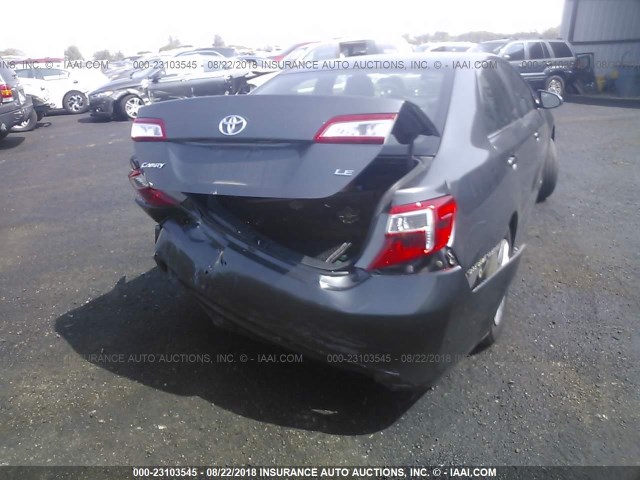 4T4BF1FK3CR258274 - 2012 TOYOTA CAMRY SE/LE/XLE GRAY photo 6