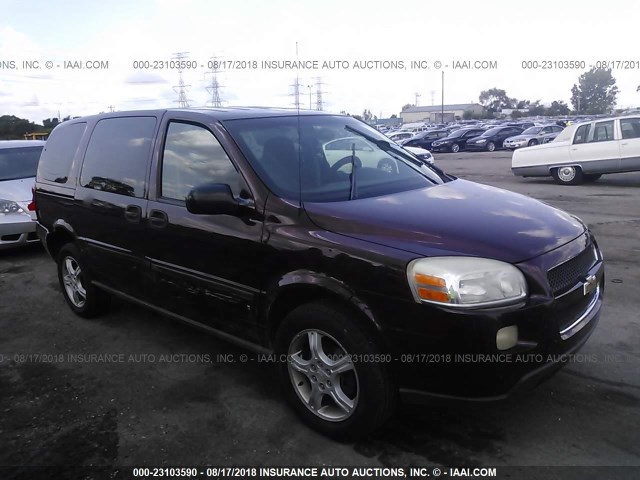 1GNDV23177D109567 - 2007 CHEVROLET UPLANDER LS MAROON photo 1