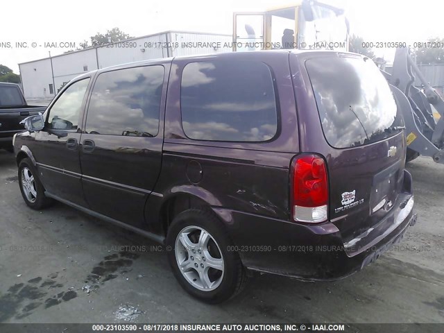 1GNDV23177D109567 - 2007 CHEVROLET UPLANDER LS MAROON photo 3