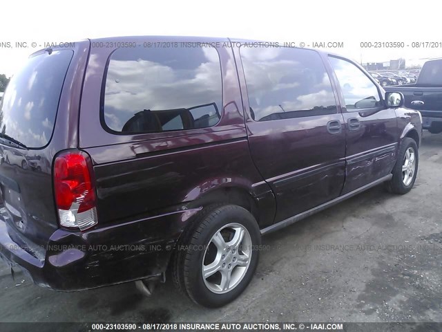 1GNDV23177D109567 - 2007 CHEVROLET UPLANDER LS MAROON photo 6