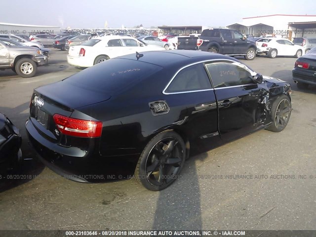 WAULFAFR8CA004414 - 2012 AUDI A5 PREMIUM PLUS BLACK photo 4