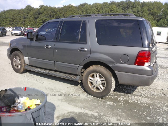 1FMPU15555LA00915 - 2005 FORD EXPEDITION XLT GRAY photo 3