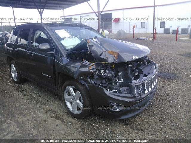 1C4NJCEA6ED883155 - 2014 JEEP COMPASS LATITUDE GRAY photo 6